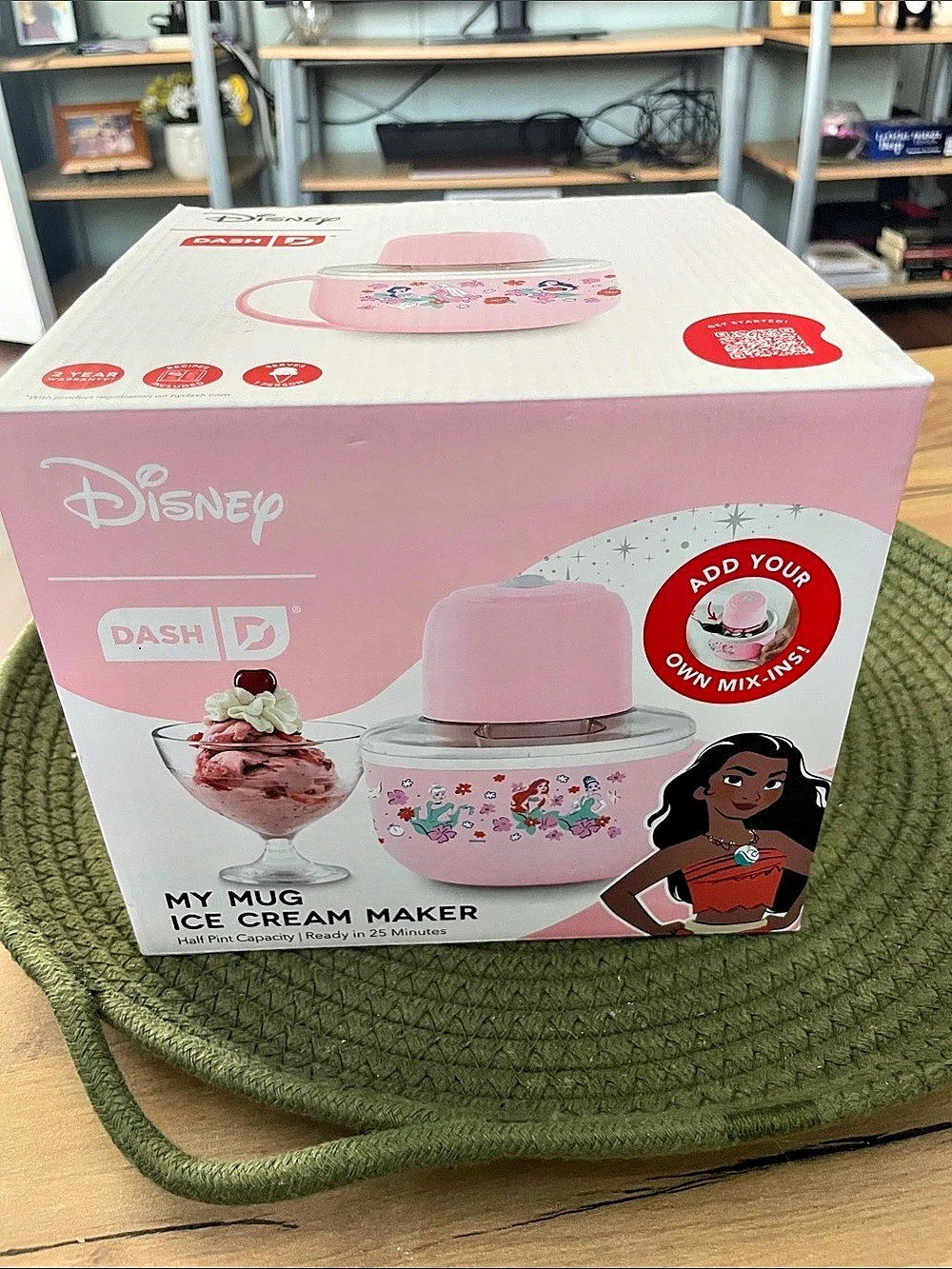 Dash Disney My Mug Ice Cream Maker Pink Disney Ice Cream Maker NWT